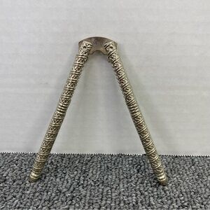 Vintage Silverplate Metal Nutcracker/Seafood Cracker Etched Textured Holiday